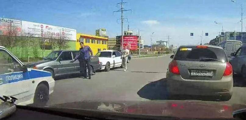 Уникальное видео: идеальное ДТП где-то в России 1 идеальное ДТП